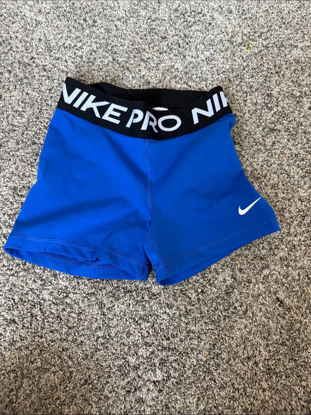 Nike Pro Women's Royal Blue Compression Bike Shorts